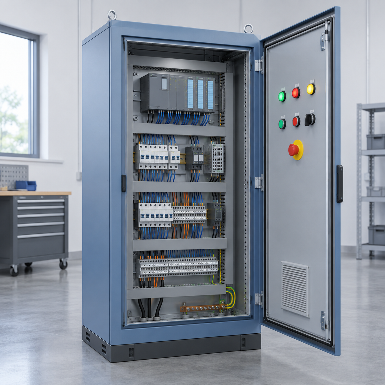 Asteron PLC control panel engineering service